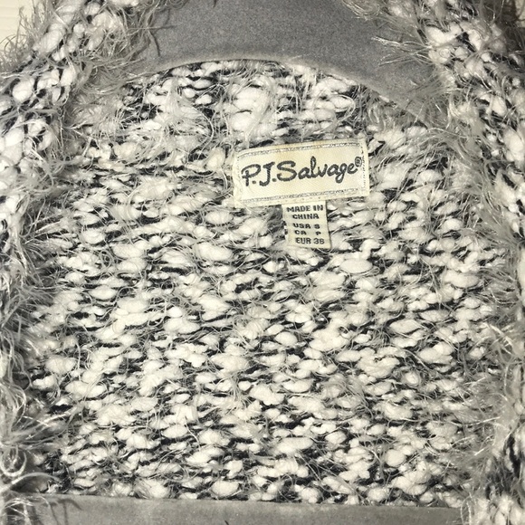COPY - PJ Salvage Fuzzy Cardigan - Picture 3 of 3